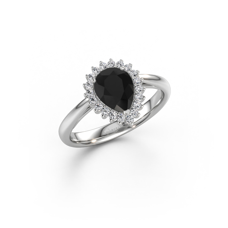 Bild av Förlovningsring Tilly per 1 585 vitt guld Svart diamant 1.40 crt