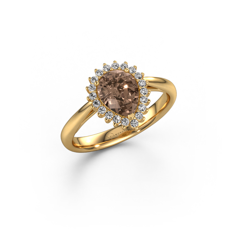 Bild von Verlobungsring Tilly per 1 585 Gold Braun Diamant 1.15 crt