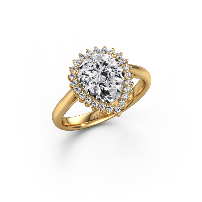Image of Engagement ring Tilly per 1 585 gold Lab grown diamond 2.28 crt