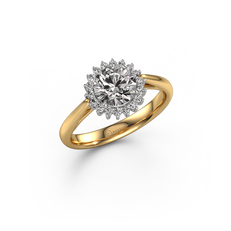 Bild von Verlobungsring Tilly RND 1 585 Gold Diamant 1.135 crt