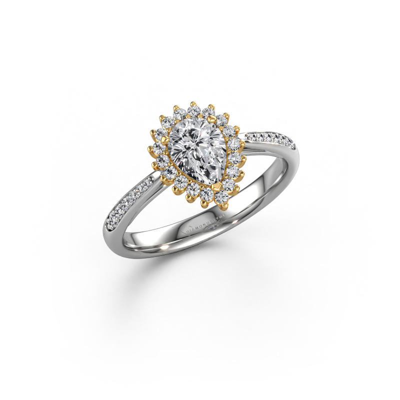 Bild von Verlobungsring Tilly per 2 585 Weißgold Diamant 0.875 crt