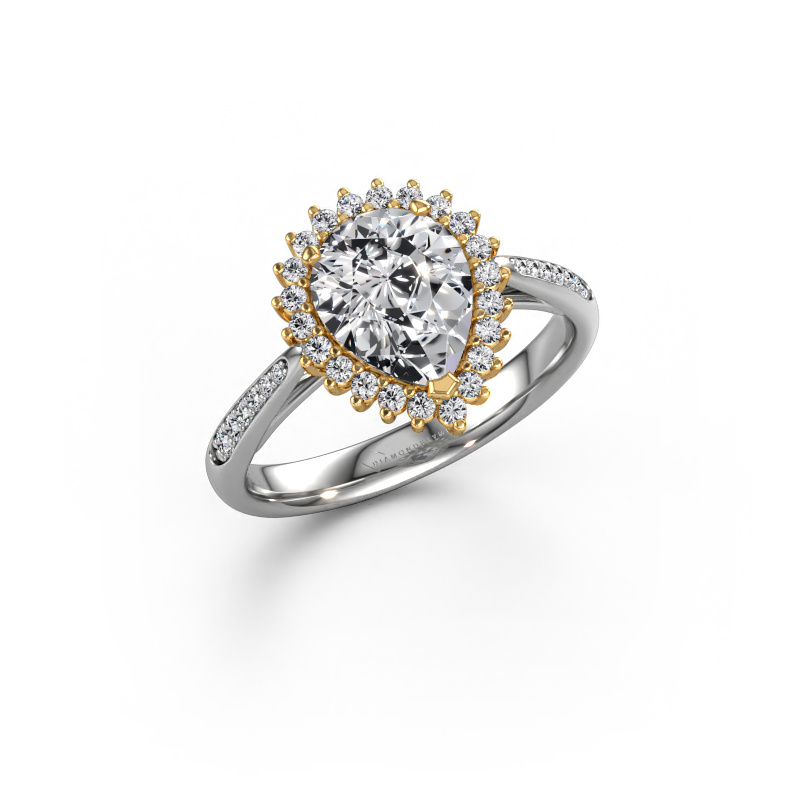 Image of Engagement ring Tilly per 2 585 white gold Diamond 1.755 crt