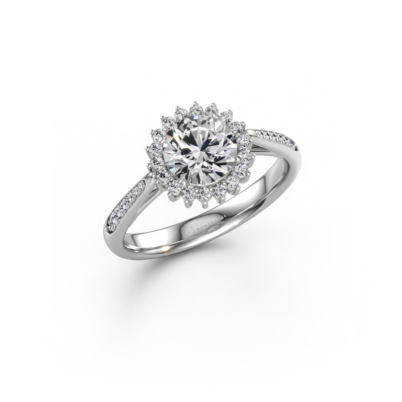 Bild av Förlovningsring Tilly RND 2 585 vitt guld Diamant 1.225 crt