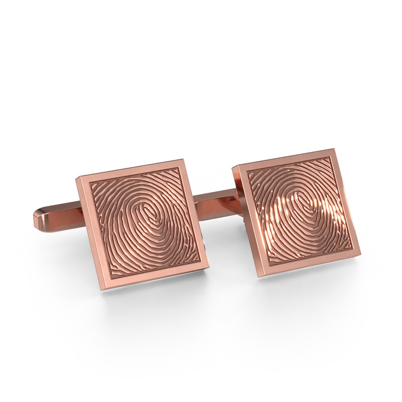 Bild von Manschettenknöpfe Tjeerd 585 Roségold