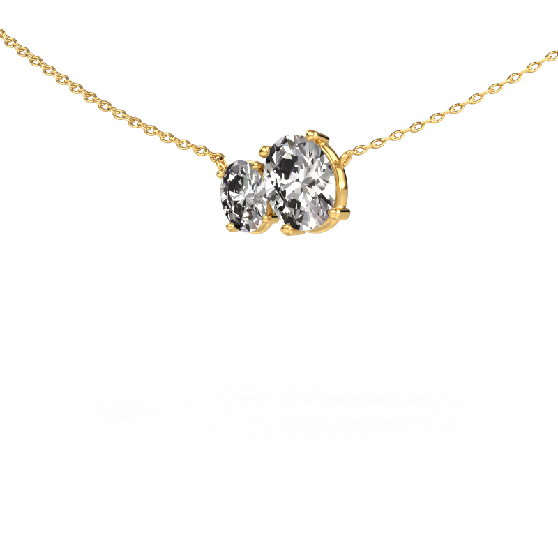 Bild von Anhänger Toi et Moi OVL OVL 585 Gold Lab-grown Diamant 1.50 crt