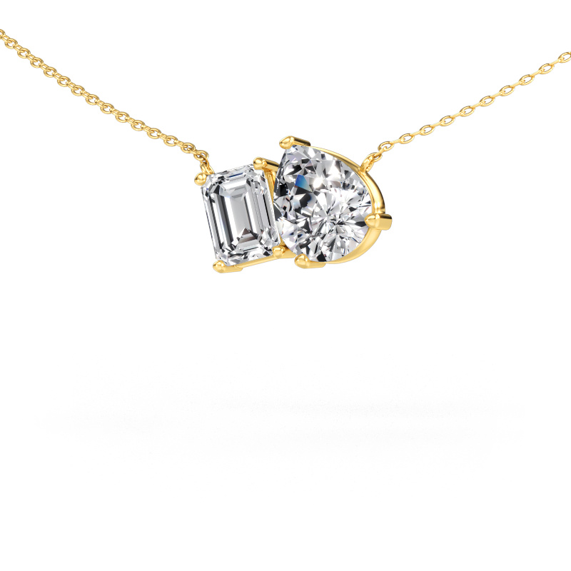 Immagine di Ciondolo Toi et Moi PER EME 585 oro Diamante 3.60 crt