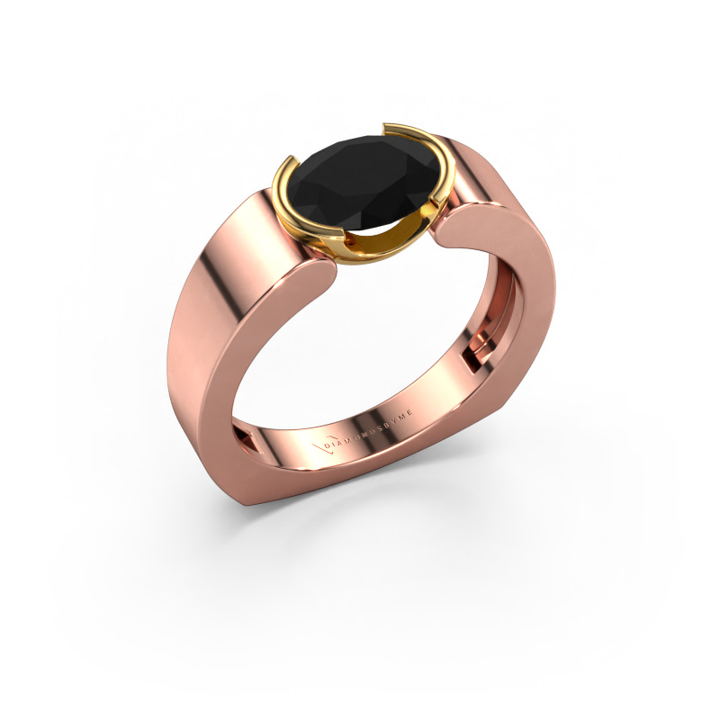 Bild von Ring Tonya 585 Roségold Schwarz Diamant 1.40 crt