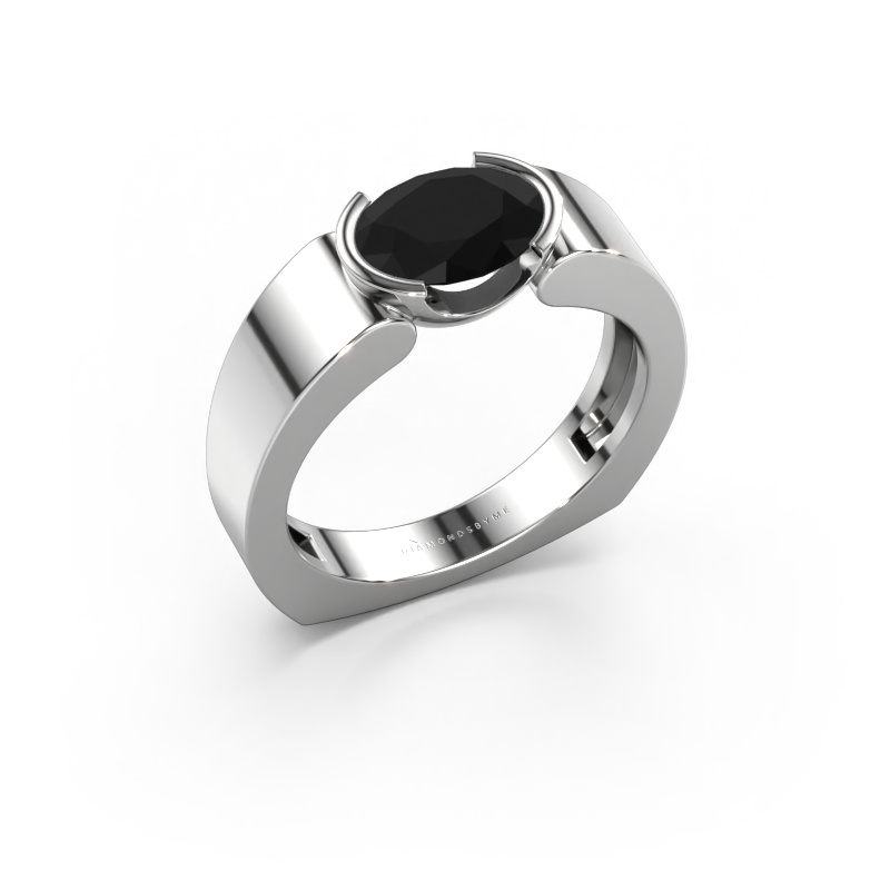 Image of Ring Tonya 950 platinum Black diamond 1.40 crt