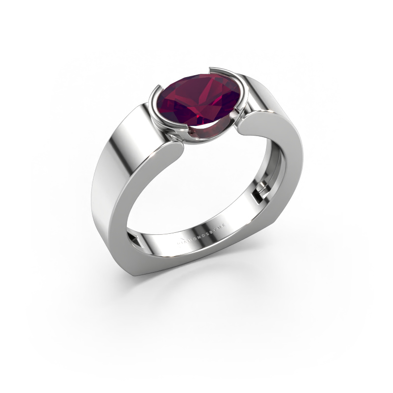Image of Ring Tonya 950 platinum Rhodolite 8x6 mm