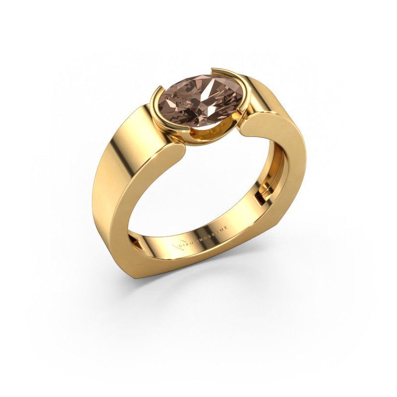 Image of Ring Tonya 585 gold Brown diamond 1.10 crt