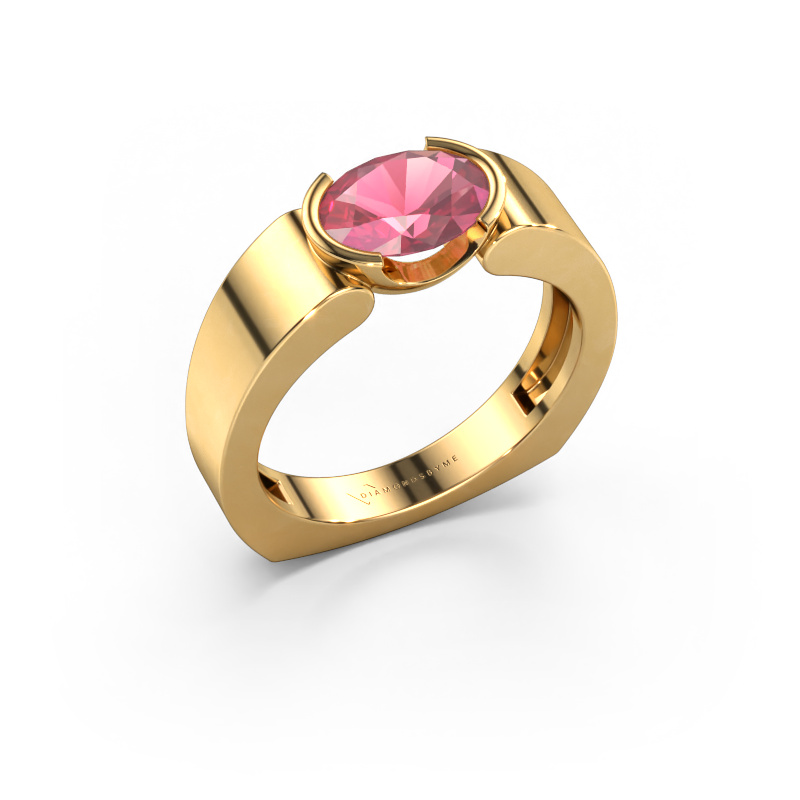 Image of Ring Tonya 585 gold Tourmaline pink 8x6 mm