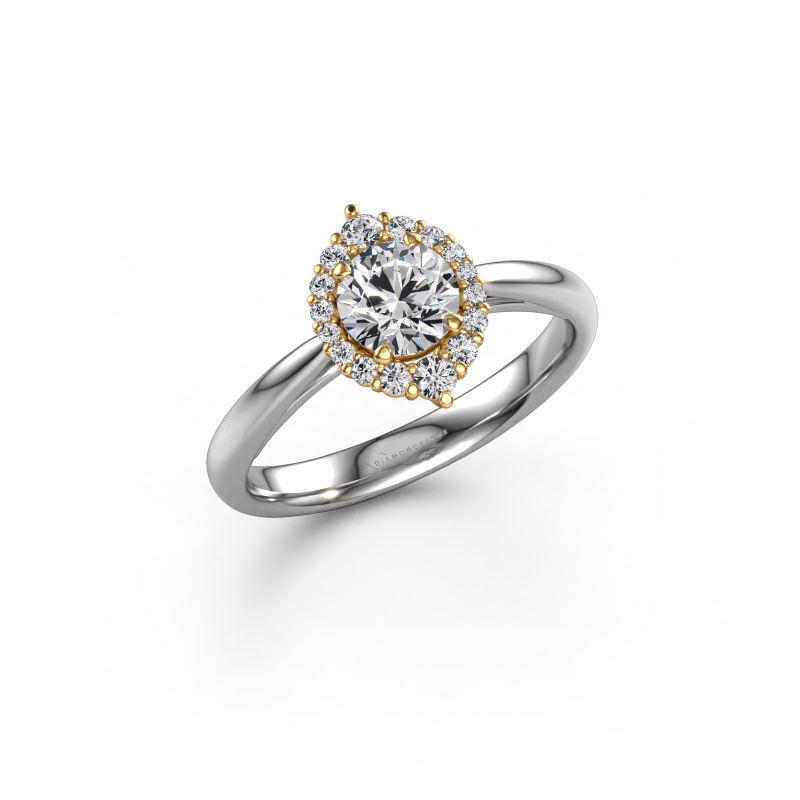 Image de Bague de fiançailles Tora 585 or blanc Diamant 0.77 crt