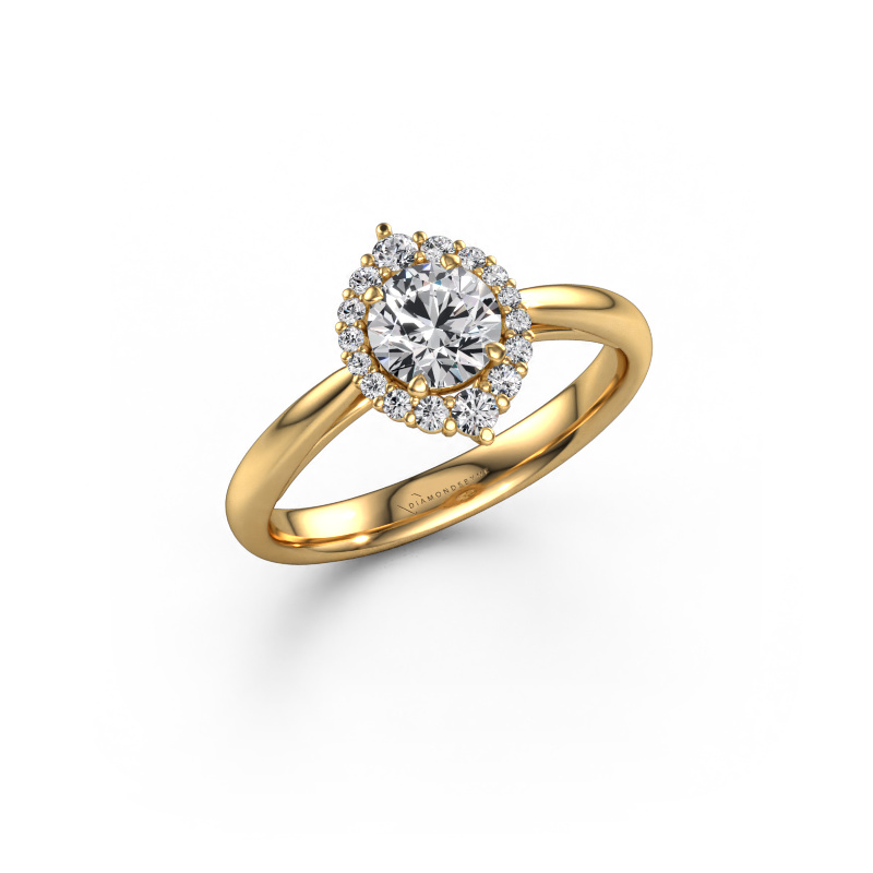 Image of Engagement ring Tora 585 gold Lab-grown diamond 0.77 crt