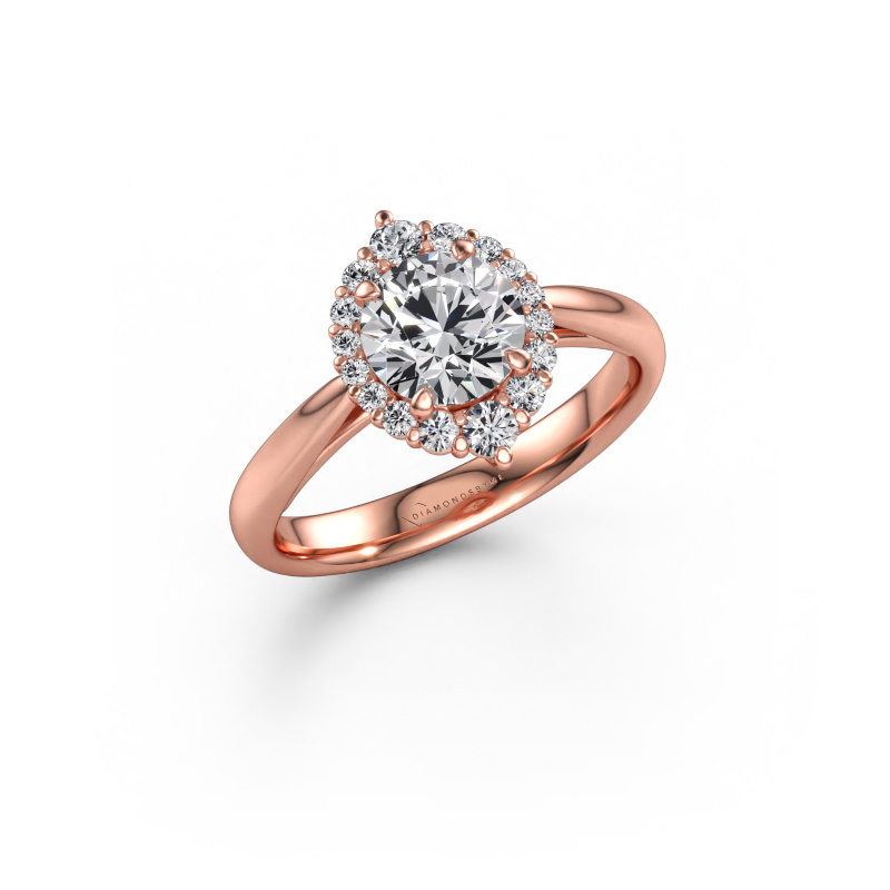 Immagine di Anello di fidanzamento Tora 585 oro rosa Diamante 1.255 crt