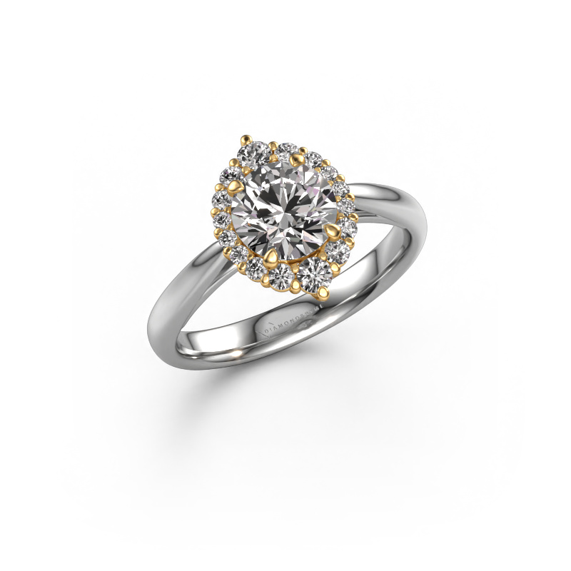 Image of Engagement ring Tora 585 white gold Diamond 1.255 crt
