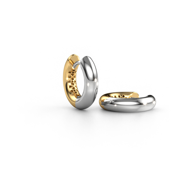 Image of Hoop earrings Tristan A 14 mm 585 white gold