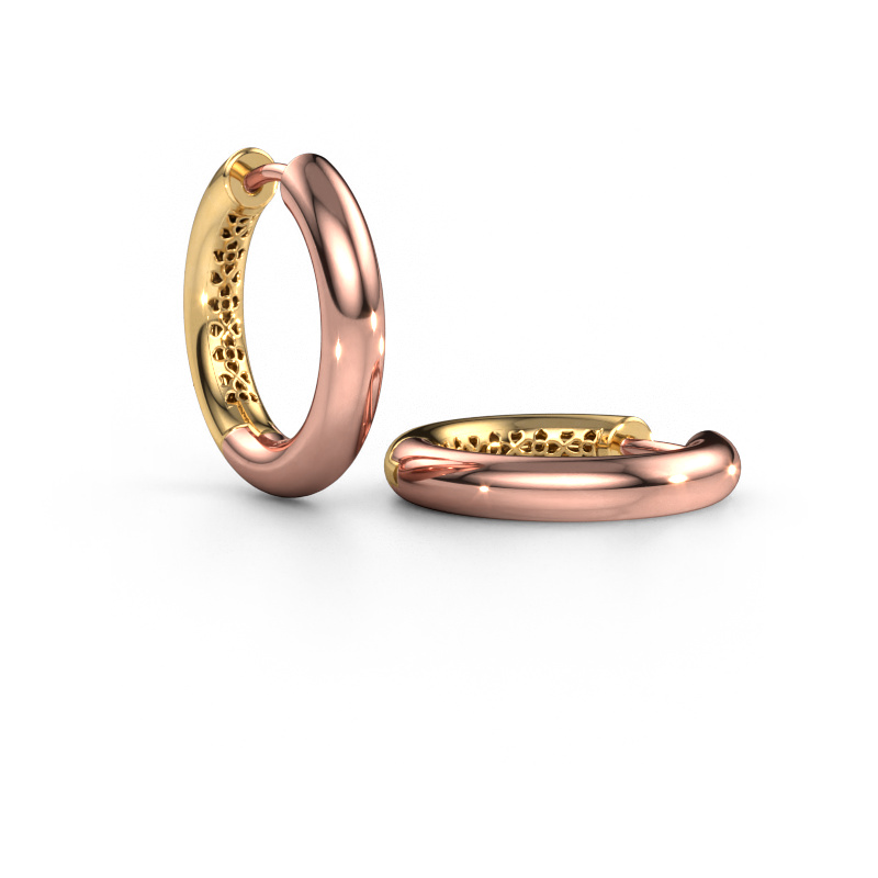 Image of Hoop earrings Tristan A 19 mm 585 rose gold