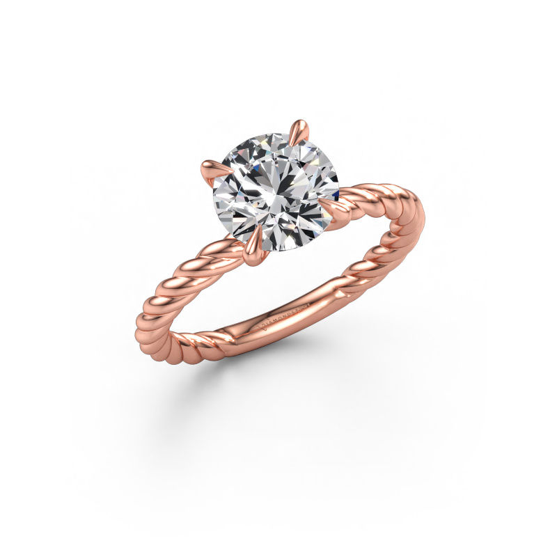 Immagine di Anello di fidanzamento Twanna 585 oro rosa Diamante lab grown 2.00 crt