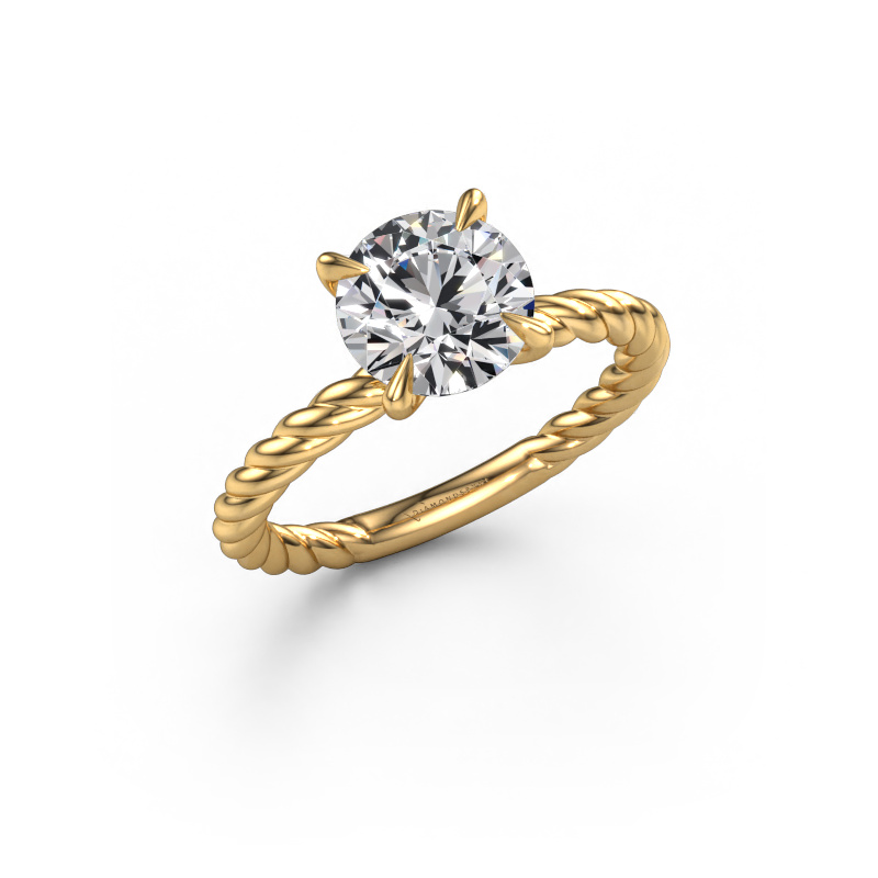Image of Engagement ring Twanna 585 gold Diamond 2.00 crt