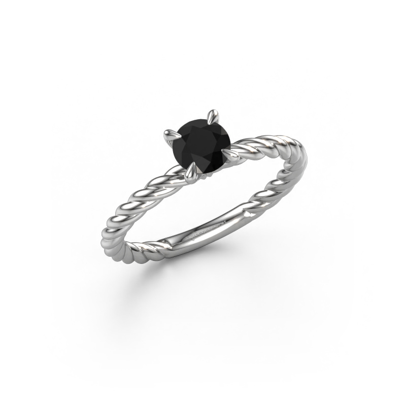 Bild von Verlobungsring Twanna 950 Platin Schwarz Diamant 0.60 crt