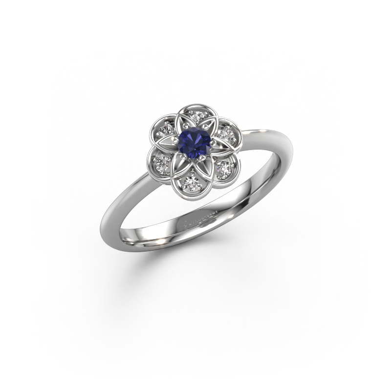 Image of Ring Uma 585 white gold Sapphire 3 mm