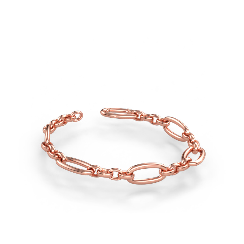 Immagine di Bracciale Valentine 12.5mm Solido - 585 oro rosa