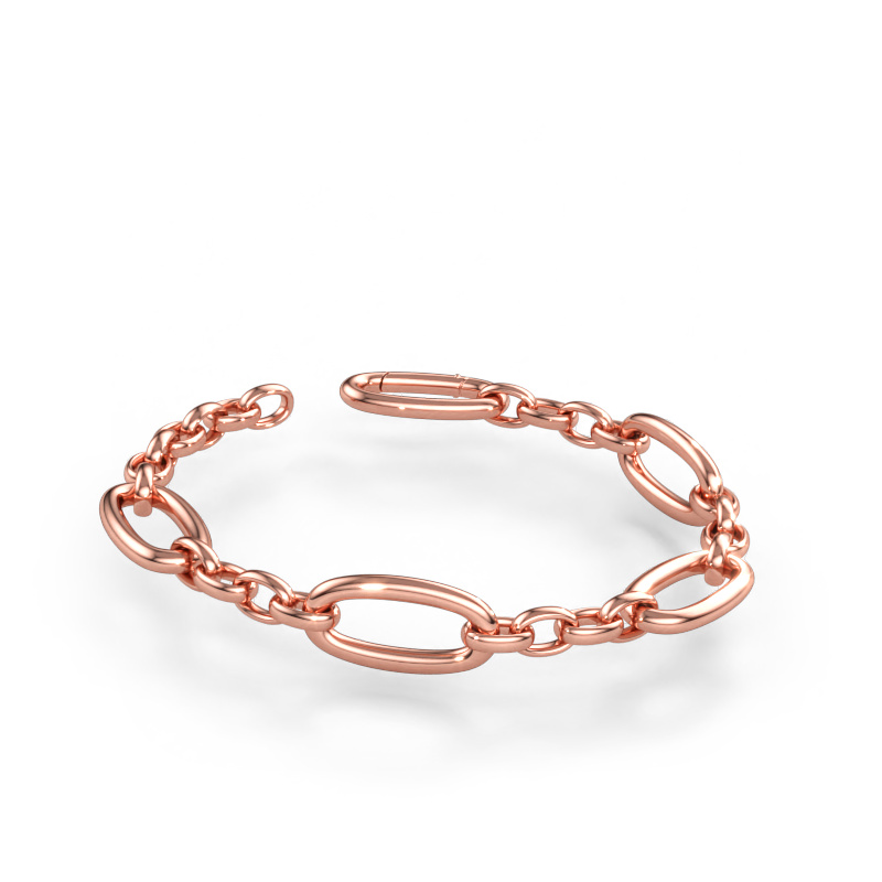 Immagine di Bracciale Valentine 14.5mm Solido - 585 oro rosa