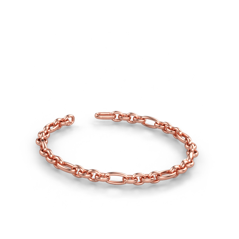 Immagine di Bracciale Valentine 6.5mm Solido - 585 oro rosa