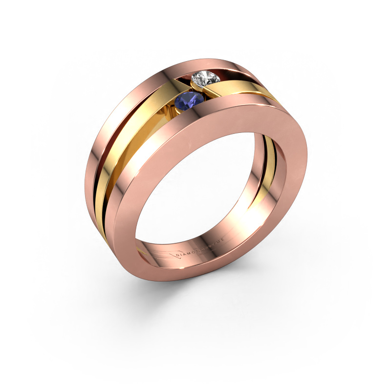Image of Ring Valerie 585 rose gold Sapphire 2.7 mm
