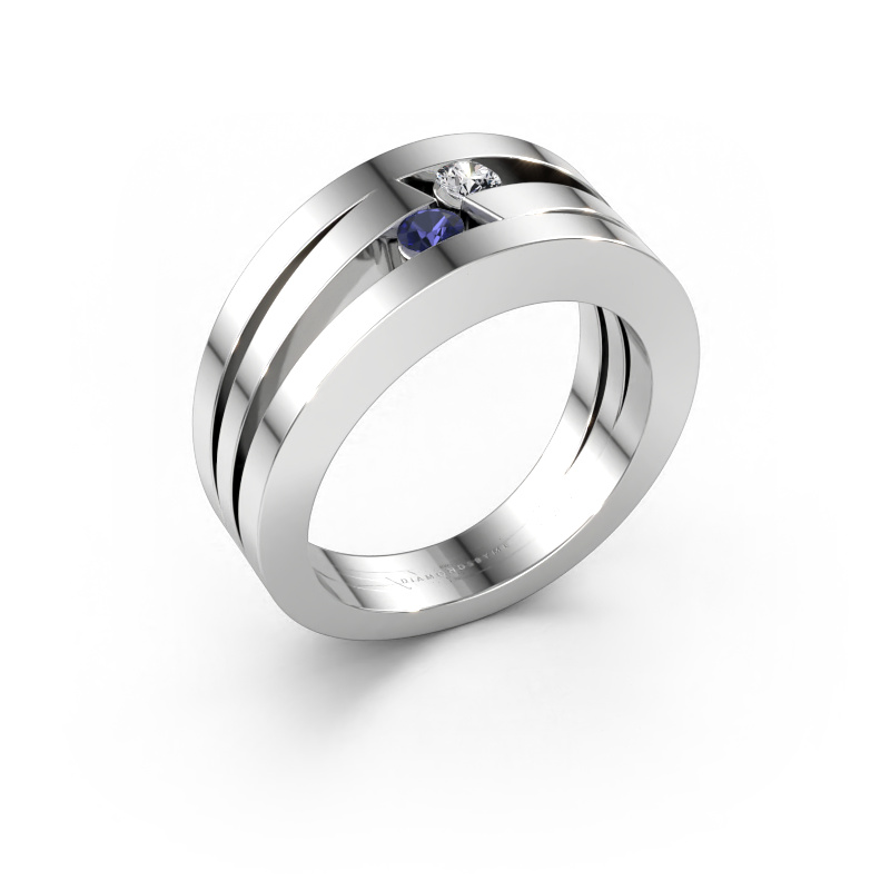 Bild av Ring Valerie 585 vitt guld Safir 2.7 mm