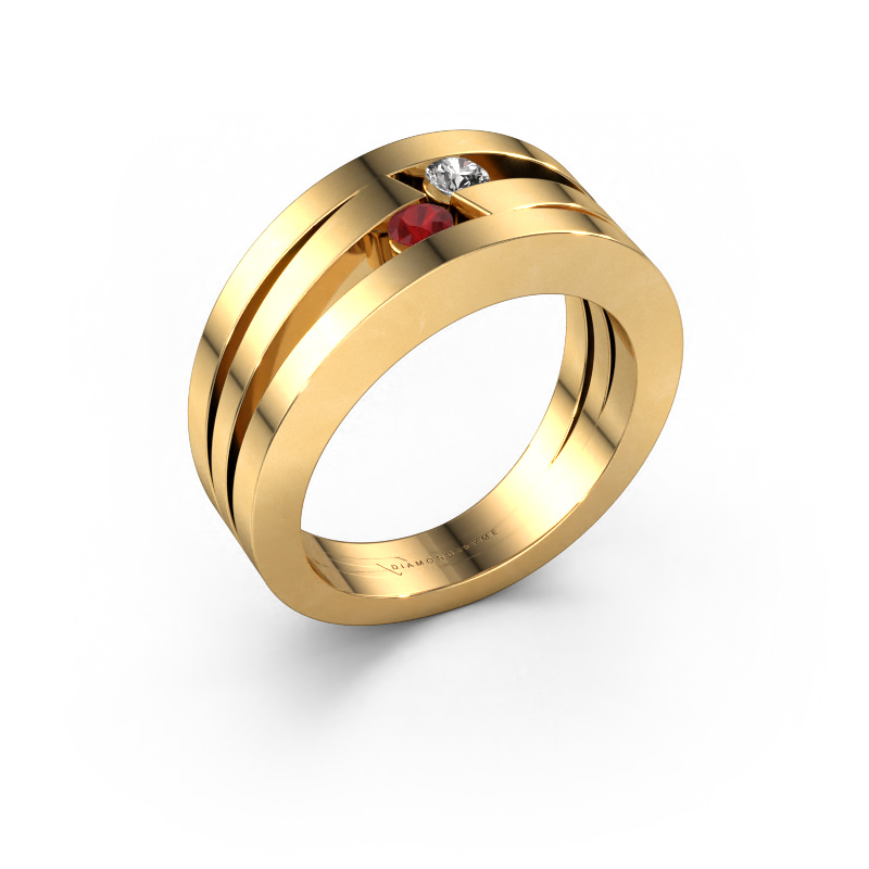 Image of Ring Valerie 585 gold Ruby 2.7 mm
