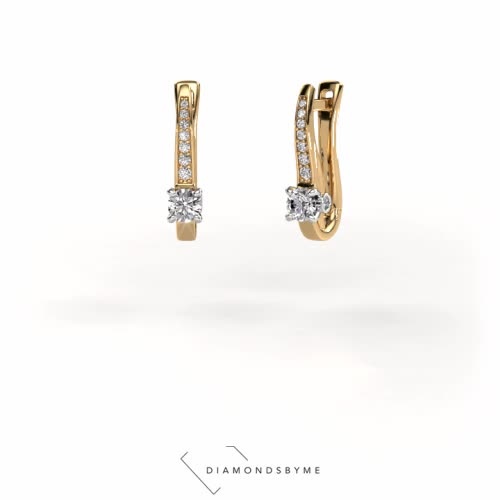 Image of Earrings Valorie 585 gold Diamond 0.78 crt