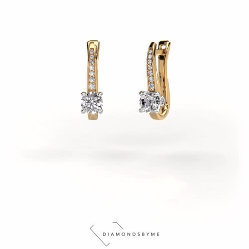 Image of Earrings Valorie 585 gold Diamond 1.18 crt