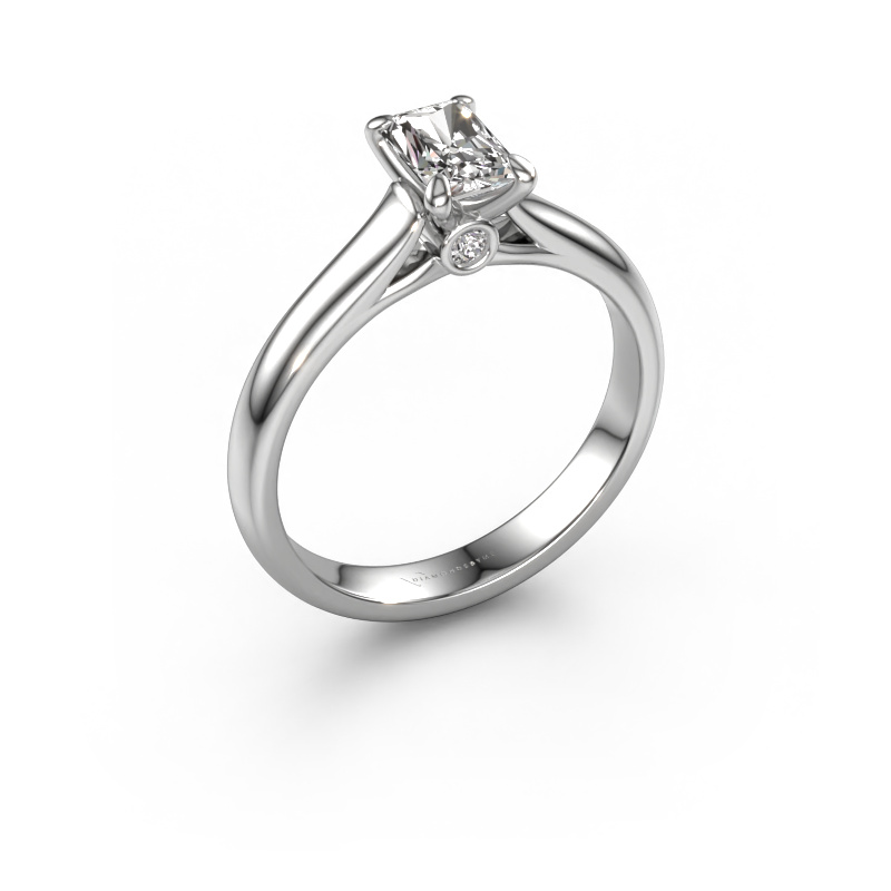 Image of Engagement ring Valorie rad 1 950 platinum Diamond 0.69 crt