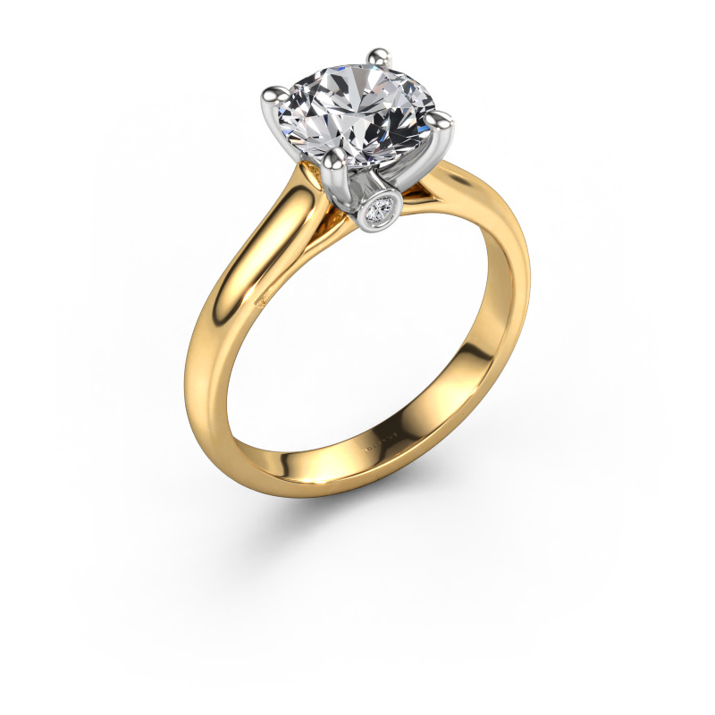 Image of Engagement ring Valorie RND 1 585 gold Diamond 2.04 crt