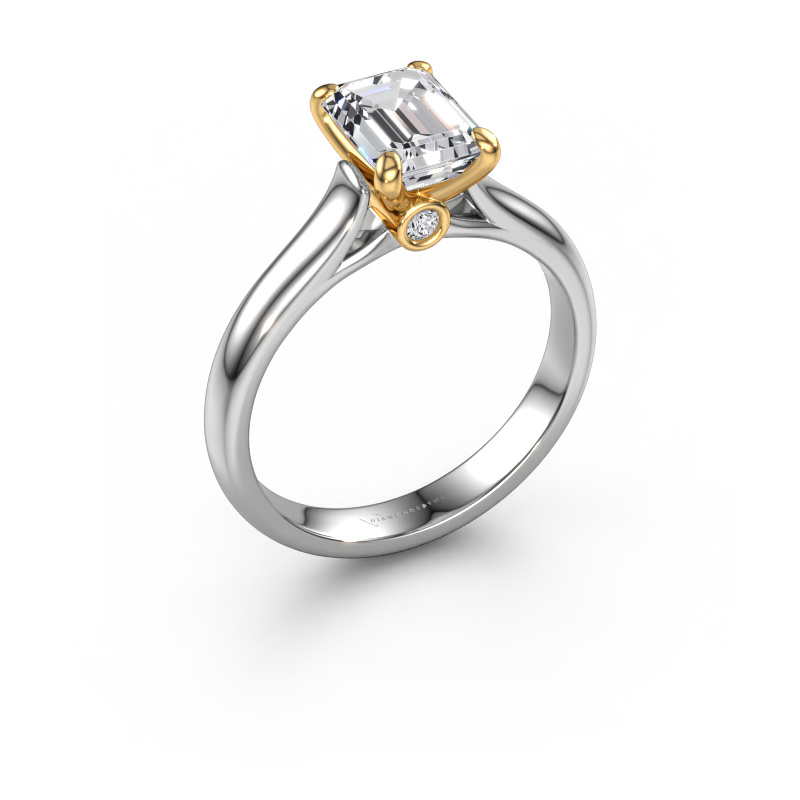 Bild von Verlobungsring Valorie eme 1 585 Weißgold Diamant 1.54 crt