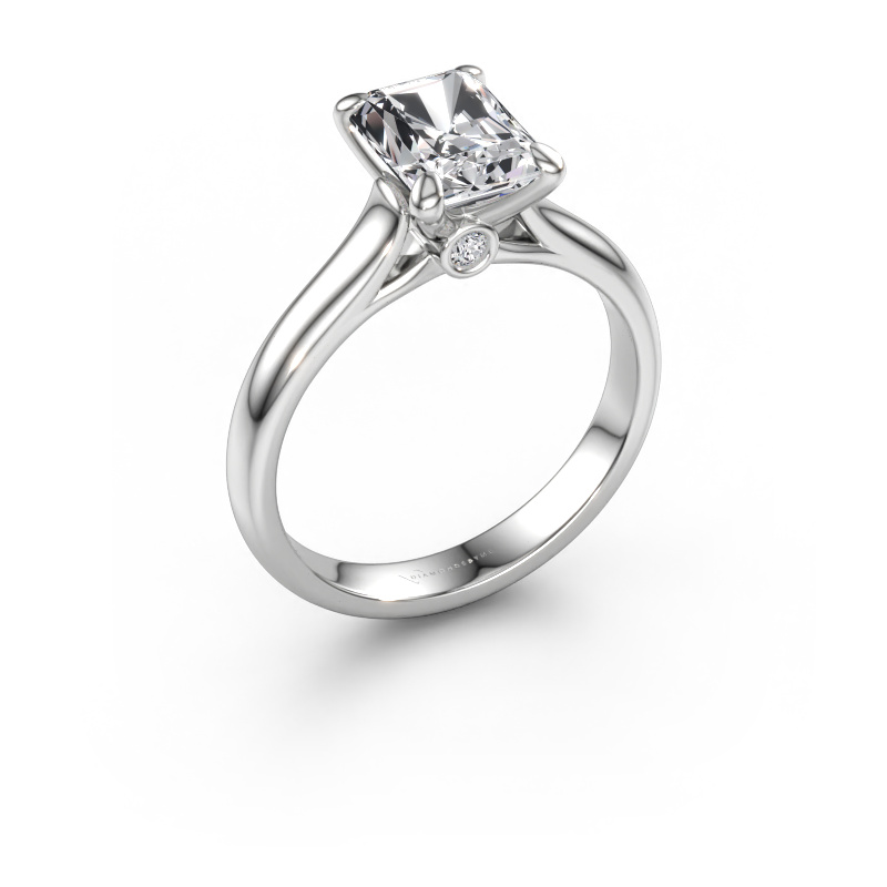 Immagine di Anello di fidanzamento Valorie rad 1 585 oro bianco Diamante 1.79 crt