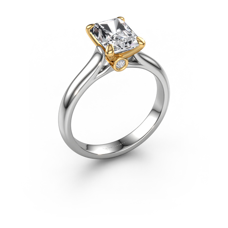 Bild von Verlobungsring Valorie rad 1 585 Weißgold Diamant 1.79 crt