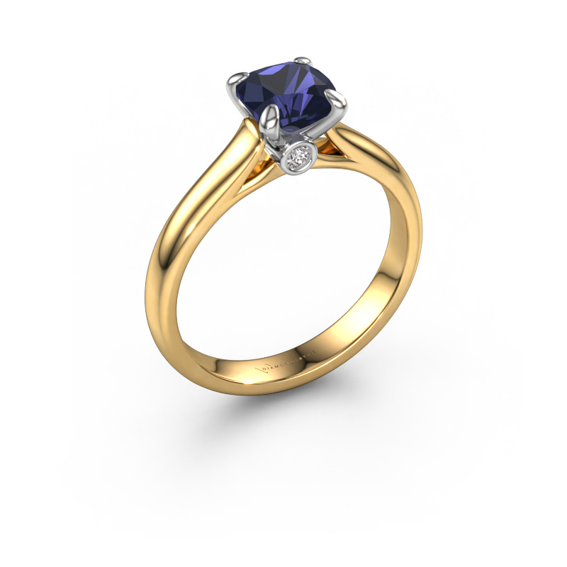 Image of Engagement ring Valorie cus 1 585 gold Sapphire 6 mm