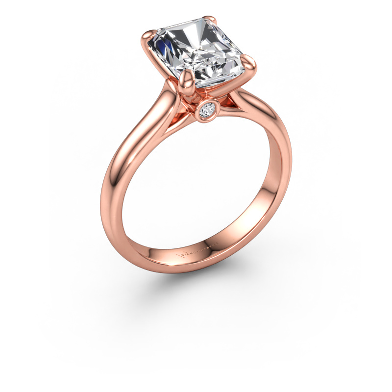 Bild av Förlovningsring Valorie rad 1 585 roséguld Diamant 2.54 crt