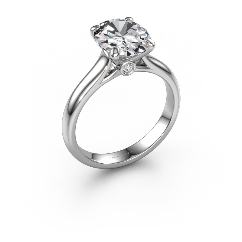 Bild von Verlobungsring Valorie ovl 1 585 Weißgold Lab-grown Diamant 2.74 crt