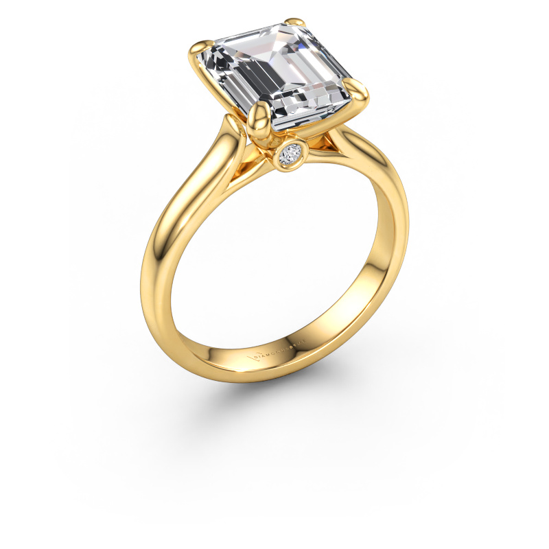 Immagine di Anello di fidanzamento Valorie eme 1 585 oro Diamante 3.54 crt