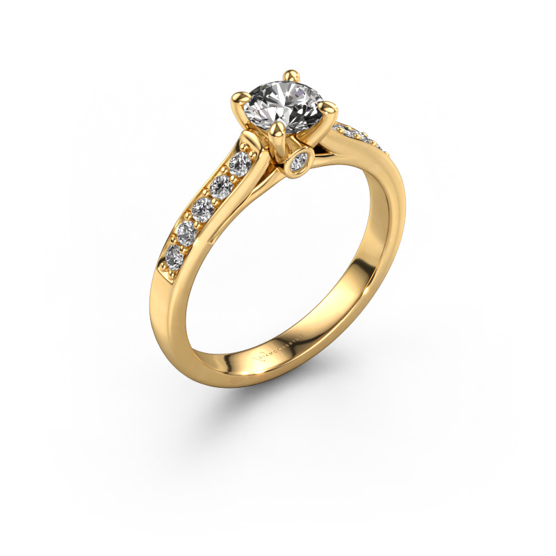 Bild von Verlobungsring Valorie RND 2 585 Gold Diamant 0.71 crt