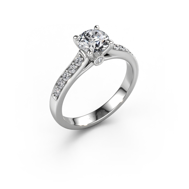 Bild von Verlobungsring Valorie RND 2 950 Platin Lab-grown Diamant 0.94 crt