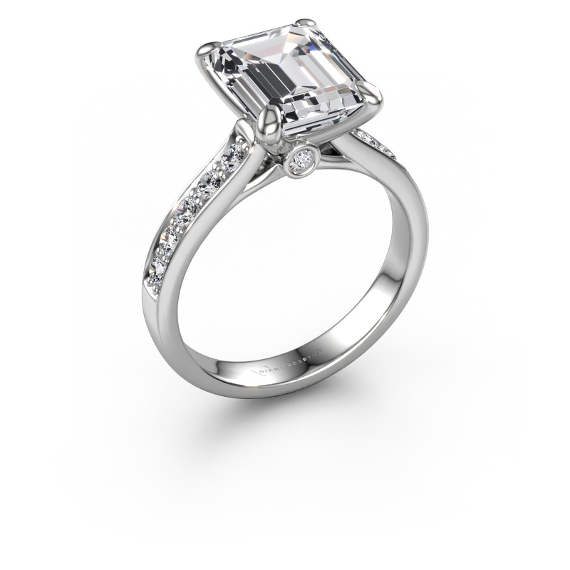 Bild von Verlobungsring Valorie eme 2 585 Weißgold Lab-grown Diamant 3.84 crt