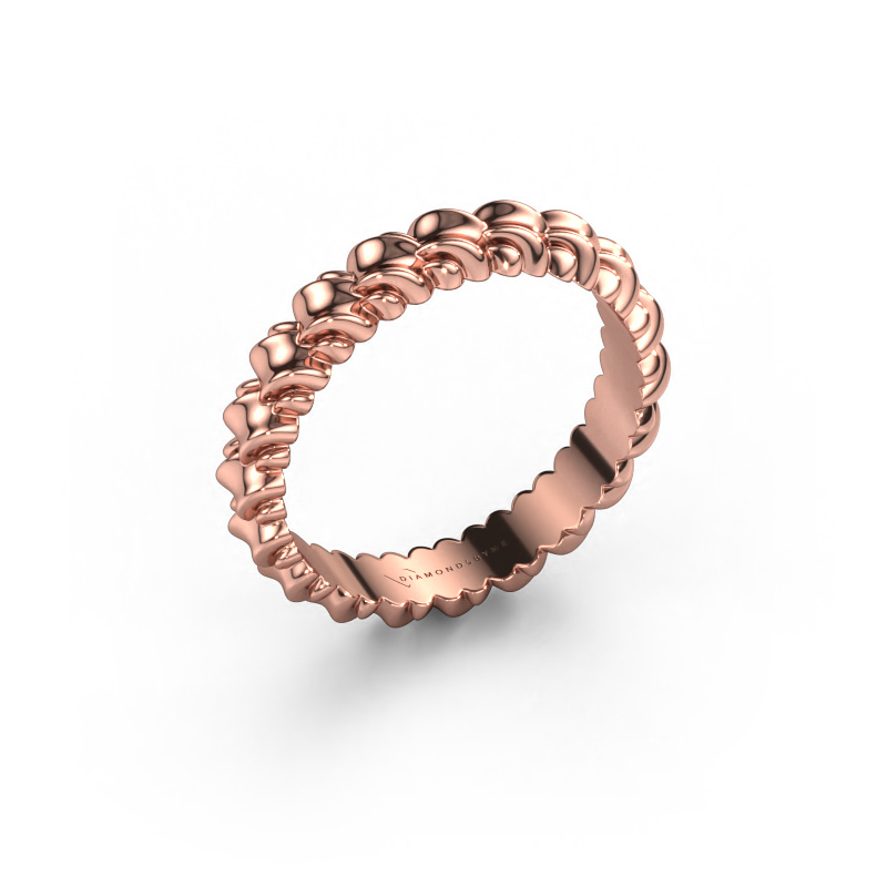 Image of Stackable ring Vera 585 rose gold
