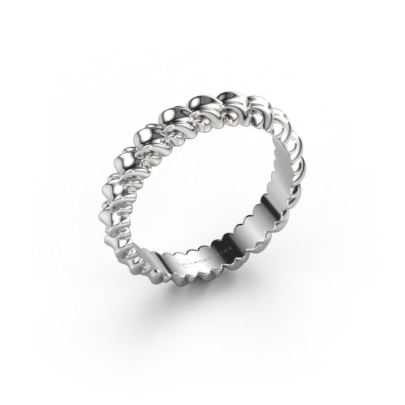 Image of Stackable ring Vera 950 platinum