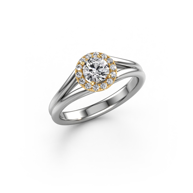 Image of Engagement ring Verla rnd 1 585 white gold Diamond 0.605 crt
