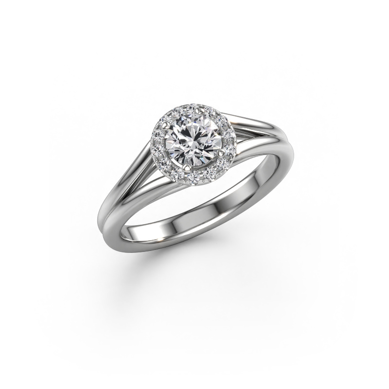 Bild von Verlobungsring Verla rnd 1 950 Platin Diamant 0.74 crt