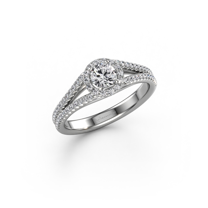 Image de Bague de fiançailles Verla rnd 2 950 platine Diamant 0.745 crt